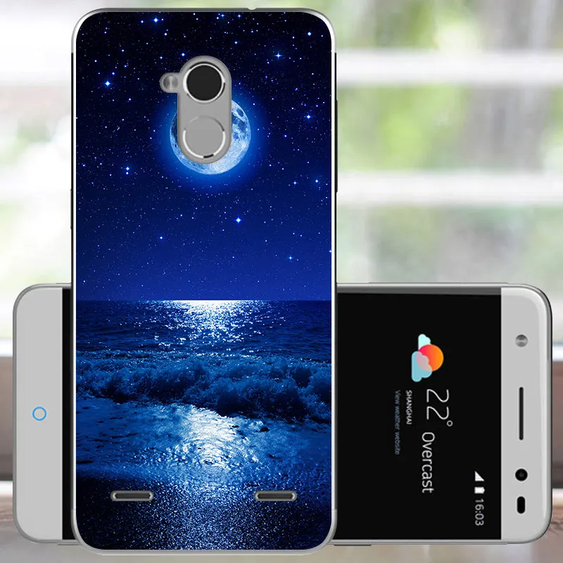 Zte V7 Lite чехол для телефона " FANATU цветной ТПУ с принтом zte Blade V7 Lite чехол силиконовый Задний защитный чехол для zte V7 Lite Coque