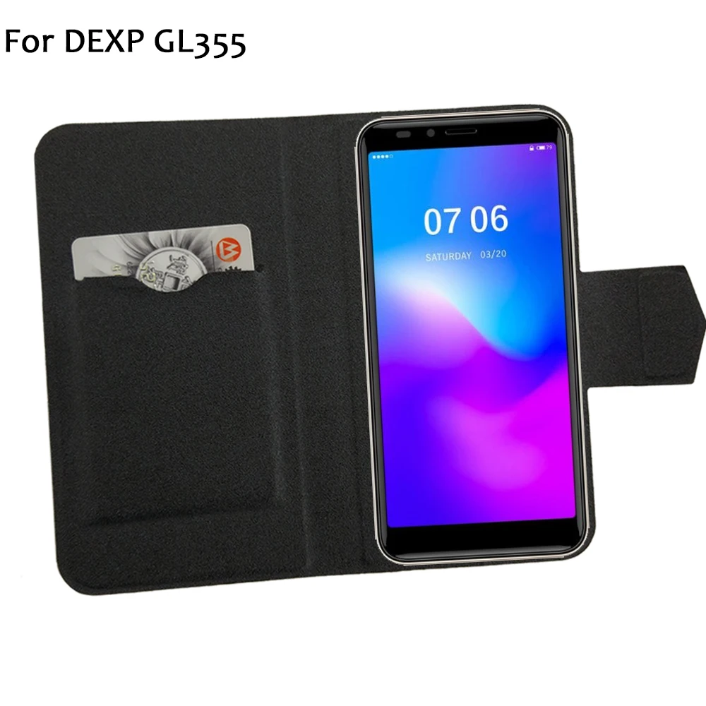 5 цветов Лидер продаж! Чехол DEXP GL355 кожаный чехол для телефона заводская цена