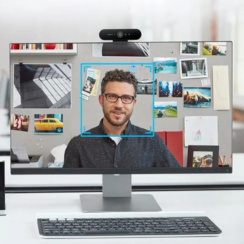 logitech C1000e BRIO 4 K камера Широкий формат со сверхвысоким разрешением Ultra HD, 1080 p камера видеоконференцсвязи противошумные наушники с микрофоном