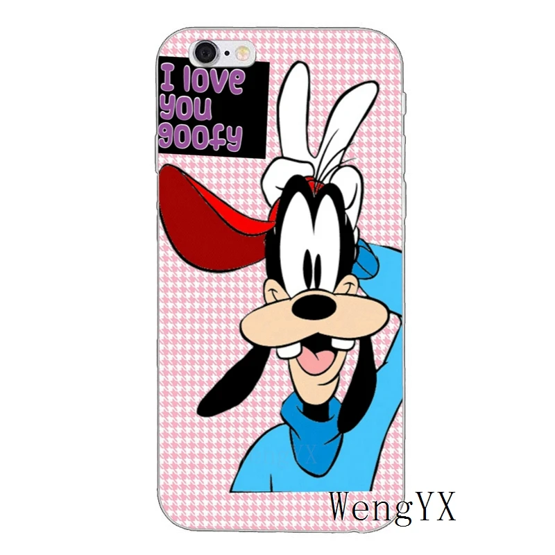 Goofy Dog Pluto для iPhone X XR XS Max 8 7 plus 6s 6 plus SE 5S 5c 5 4S 4 iPod Touch чехол мягкий чехол для телефона - Цвет: Goofy-Dog-Pluto-A-11