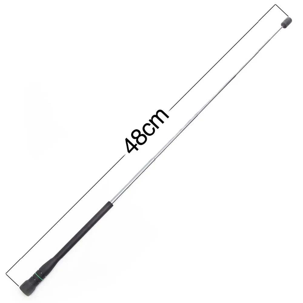 5 шт. Abbree телескопическая антенна SMA-Male V/U двухдиапазонная для BAOFENG TYT TH-UV8000D MD-380 Wouxun