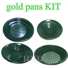Набор инструментов для обнаружения металла, аллювиальный пластиковый набор для золотых поддонов для ручной добычи песка и золота