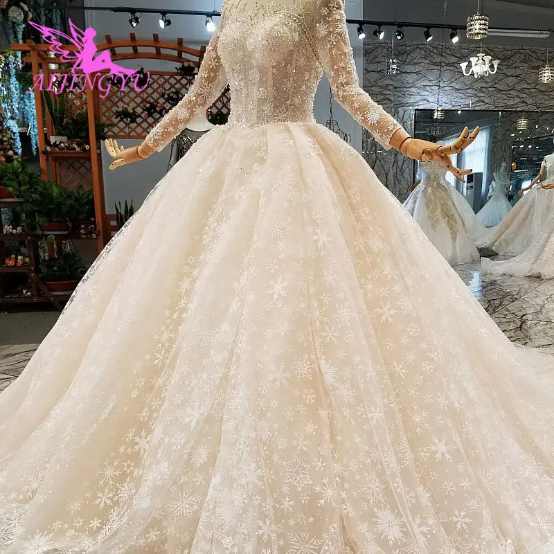 

AIJINGYU Wedding Dresses Ivory Simple Gown Newest Boho Vintage 2021 2020 Luxuris Country Gowns Where To Get A Wedding Dress