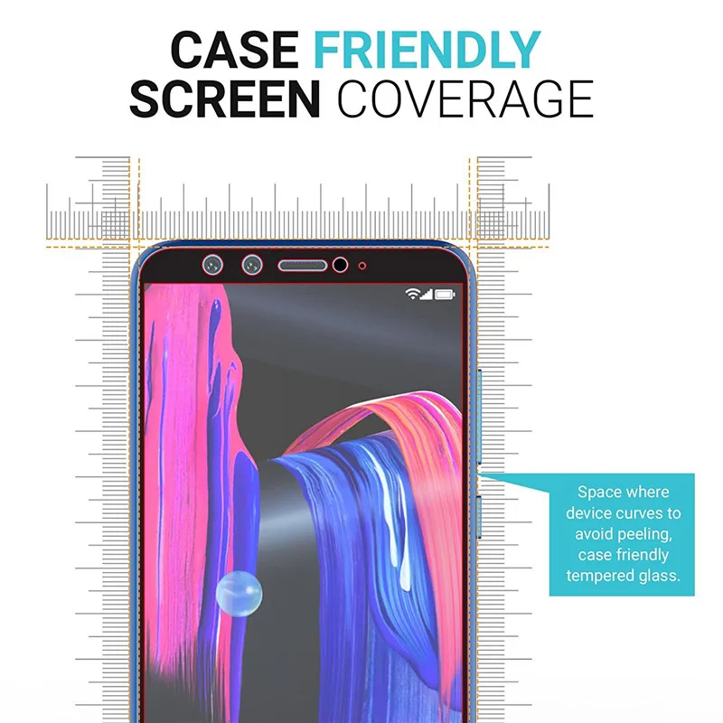 Baixin Tempered Glass 2.5D 9H for Huawei honor 9 lite Screen Protector ultra thin screen film | Мобильные телефоны и