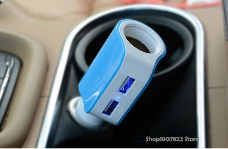 Автомобильное зарядное устройство KONSMART 2.1A с двумя usb портами для iPhone 6 7 8 Xiaomi Samsung