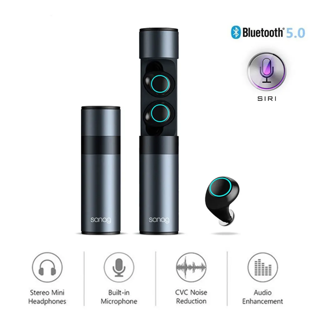VTIN J1 Беспроводные Bluetooth 5 0 наушники с HD шумоподавлением IPX7 водонепроницаемый