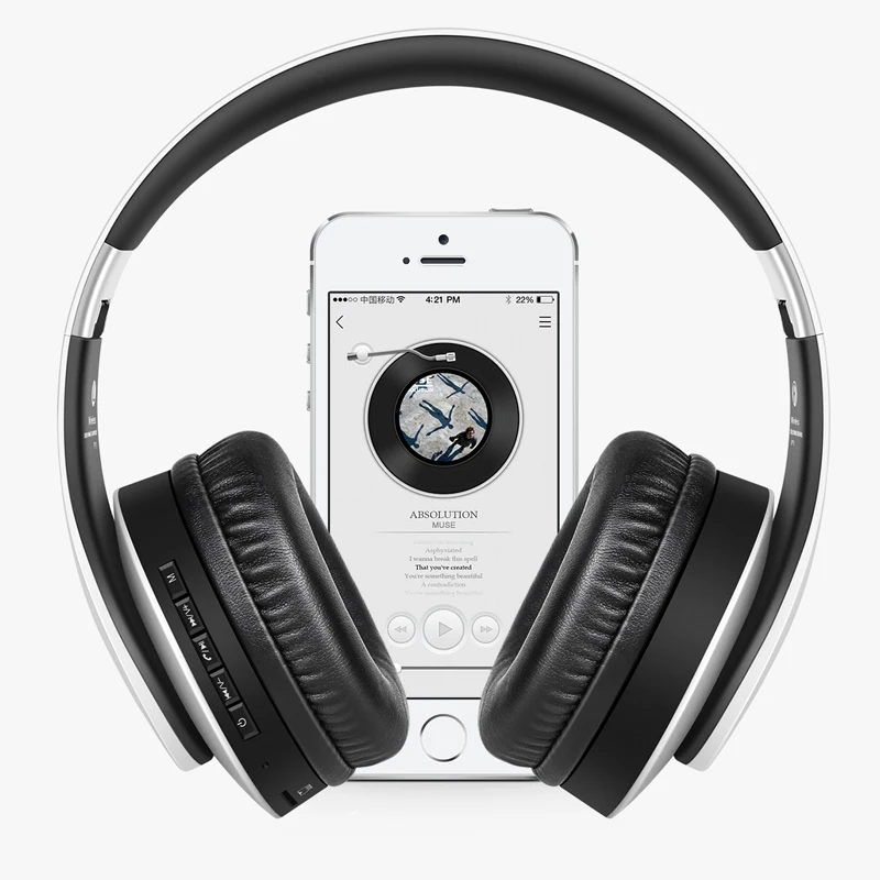 Оригинальный cinpusen P1 С микрофоном Беспроводной гарнитура Поддержка Bluetooth карты