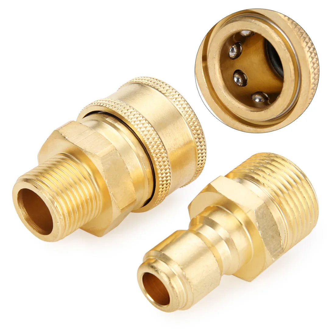 2 шт./компл. M22 Quick Release разъем адаптера Муфта 14,8 мм для Давление шайба замена шланга садовый инструмент