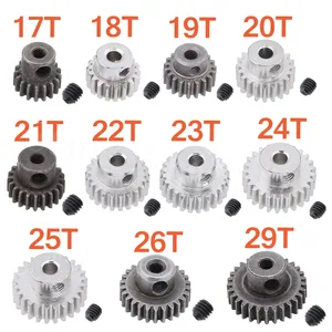 Отверстие вала металлическое 3,175 мм, 17T 18T 19T 20T 21T 22T 23T 24T 25T 26T 29T, шестерни мотора для РУ масштабная модель машинки модели хобби