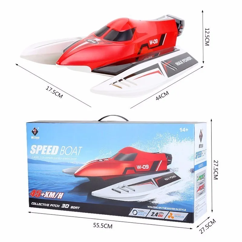 Оригинальная гоночная лодка WLtoys WL915 2 4G с пультом дистанционного управления