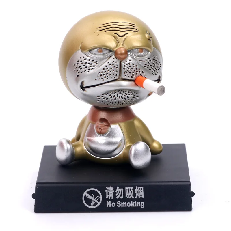 11 см Doraemon Аниме Фигурка встряхните голову держатель телефона кронштейн