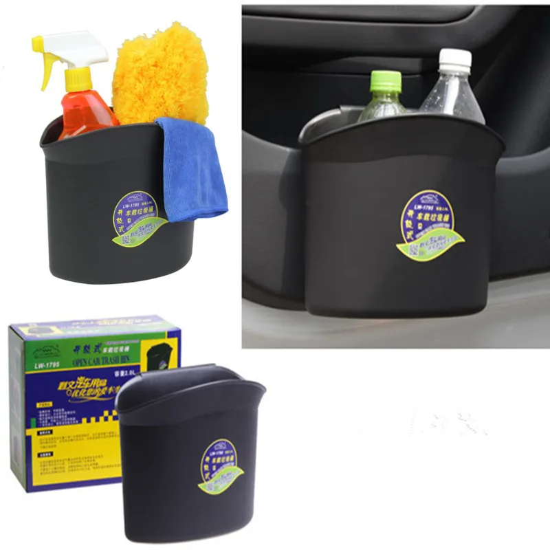 Vehicle Backseat and door slots garbage bin storage box car-styling for Porsche cayenne macan key 911 panamera 997 Accessories | Автомобили