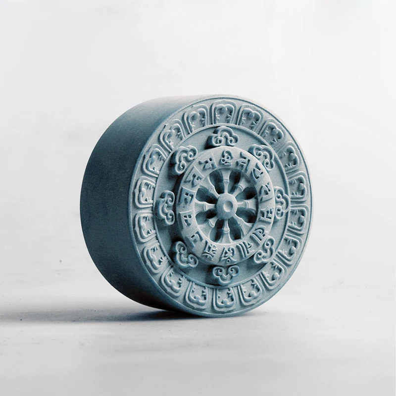 Силиконовая форма для мыла Sakyamuni круглая самостоятельного изготовления арома