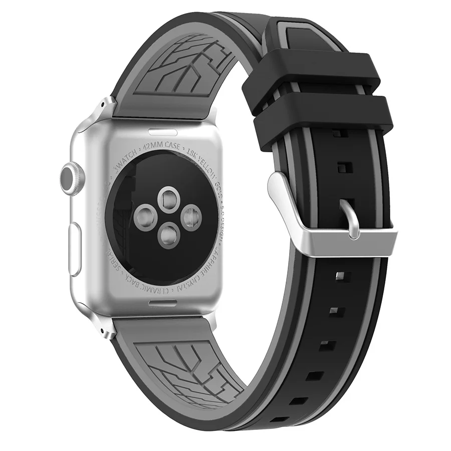 Спортивная модель для Apple Watch Series 3/2/1 38/42 мм сменный Браслет ремешок часов