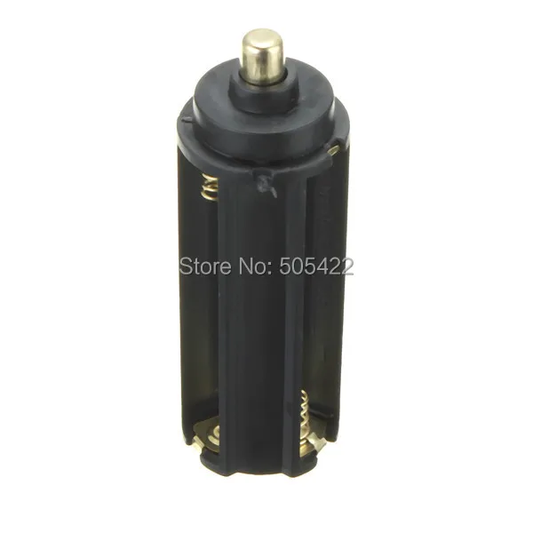 100pcs/lot 3AAA 3 AAA Battery Plastic Holder Box Case Cylindrical Type For 18650 Flashlight wholesale |