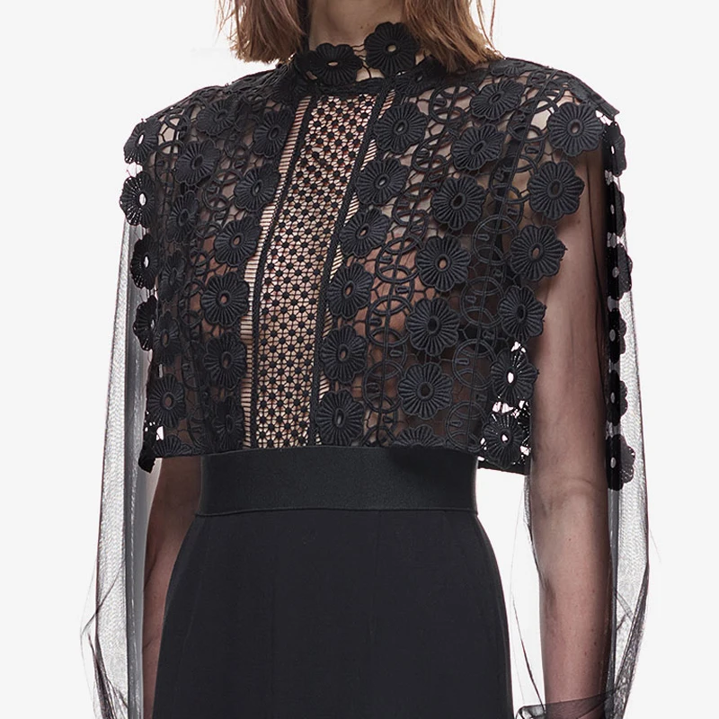 2018 Новый Брендовая Дизайнерская обувь шар рукав комбинезон женщина сетки