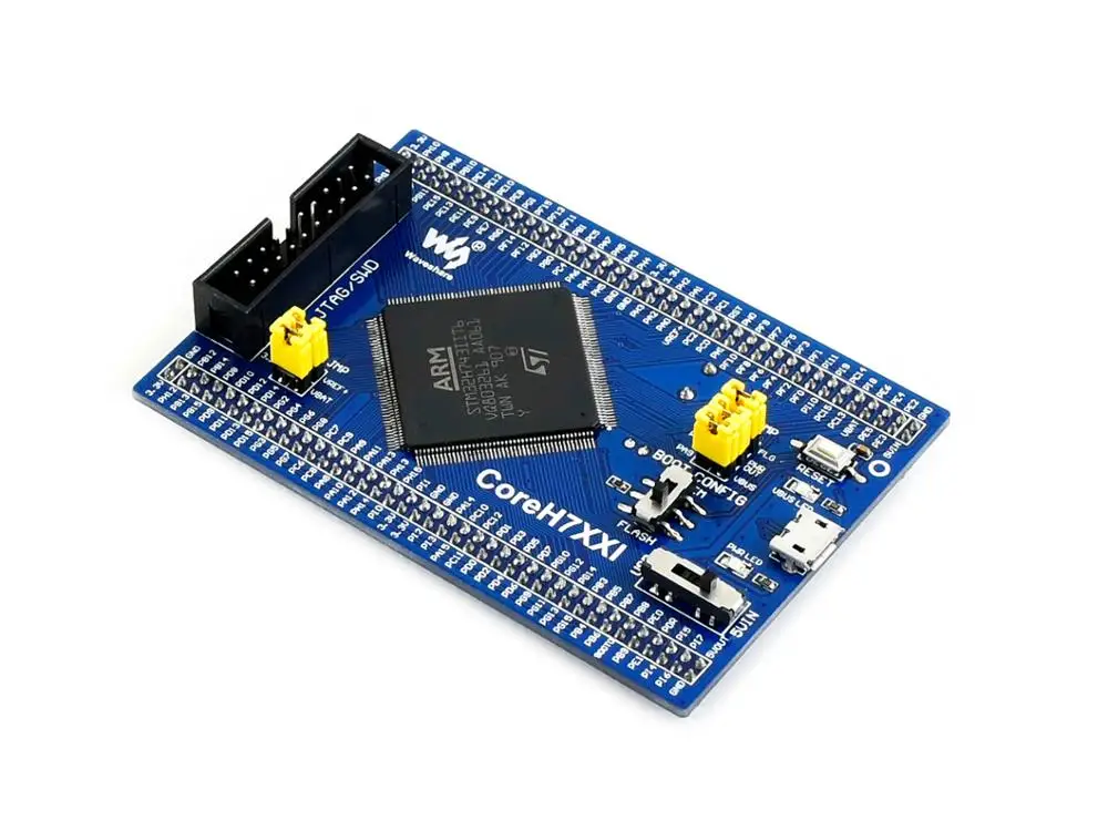 Waveshare STM32 STM32H743IIT6 MCU core board full IO expander интерфейс отлаживания JTAG/SWD|Демонстрационные