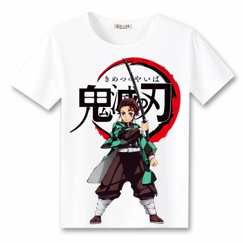 Cosroad Demon Slayer: Kimetsu No Yaiba; футболка для косплея; Kamado Tanjirou Nezuko; костюмы для мужчин и женщин; футболки для взрослых и детей - Цвет: A