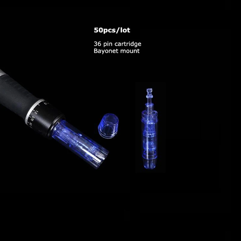 50 шт./лот 36 контактная игла для DR pen micro derma контактный картридж bayonet тату иглы