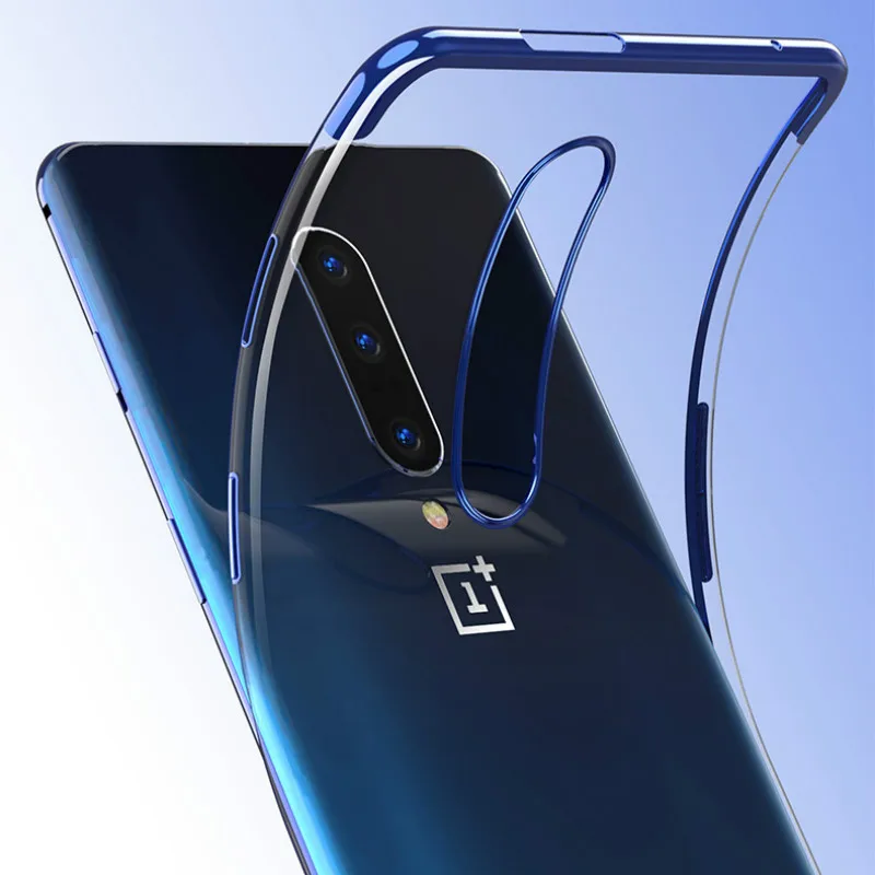 Чехол для телефона Oneplus 7 Pro 5 6 T 5T 7Pro чехол One Plus 1 + прозрачный мягкий силиконовый с