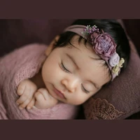 newborn photography flower headwear headband cute baby photography head flower headband hair accessories