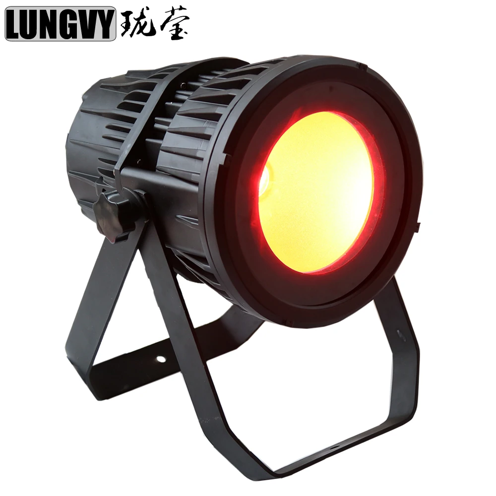 

Free Shipping Outdoor RGBW 200W 4IN1 Color IP65 Waterproof Cob Lyre Wash Light Audience LED Par Light For Concert Stage DJ Disco