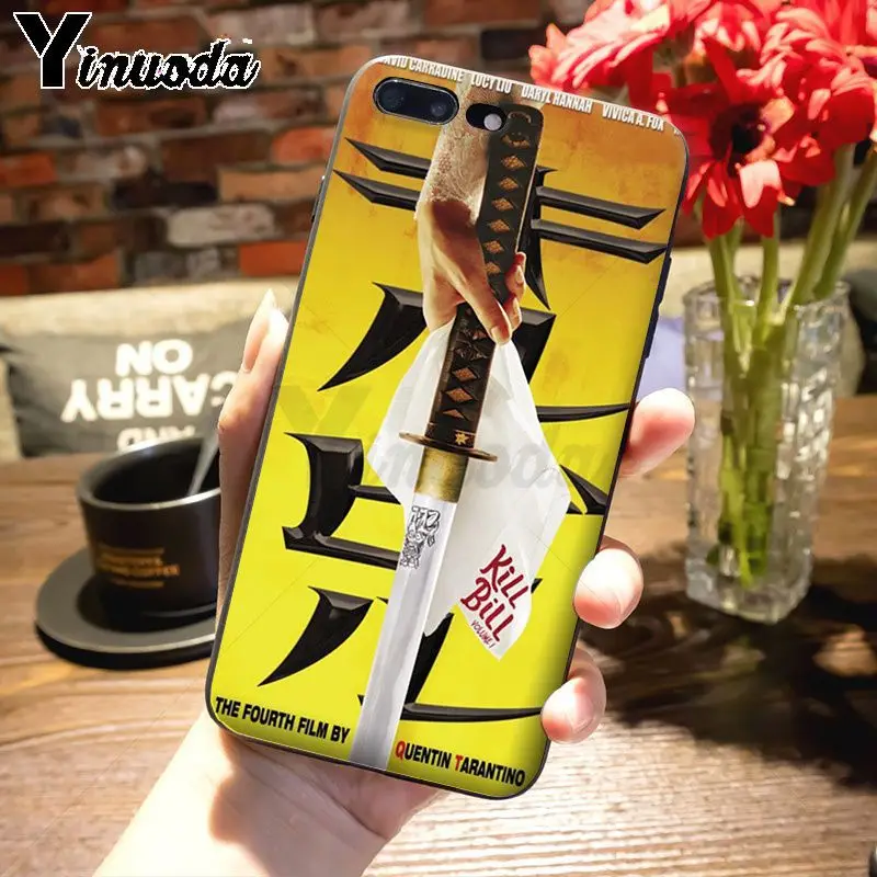 Yinuoda kill bill Darth list пять классических геометрических печатных телефонов Чехол для iPhone 7plus 6S 7 8 8Plus X 5s 11pro чехол - Цвет: 8