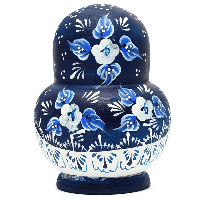 10 шт./компл. деревянная русская девочка ручная краска ed гнездовые куклы Подарки