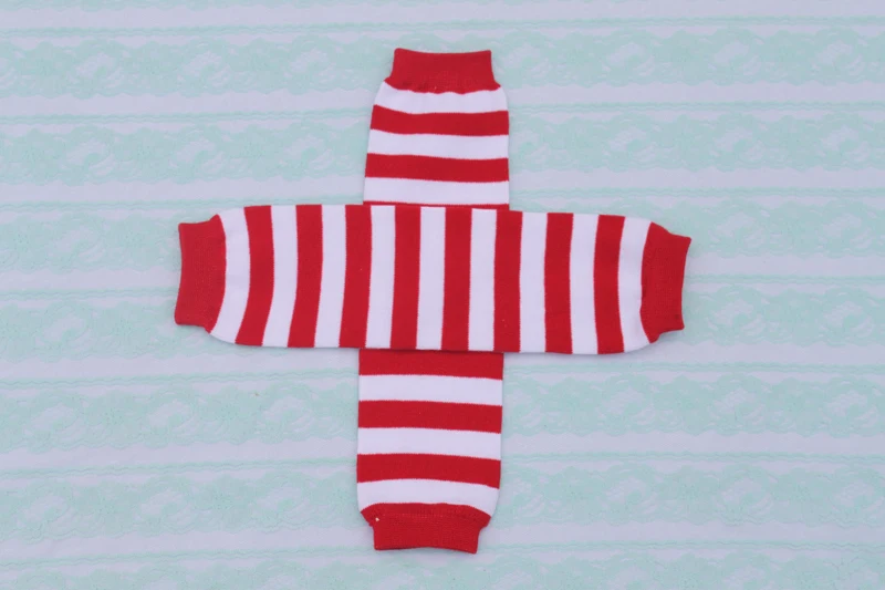 Детские Полосатые Красные Белые Гетры хлопковые гетры носки 12 пар/лот|baby leg warmers|leg