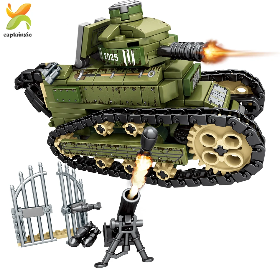 368 шт. Детский конструктор Renault FT17 | Игрушки и хобби