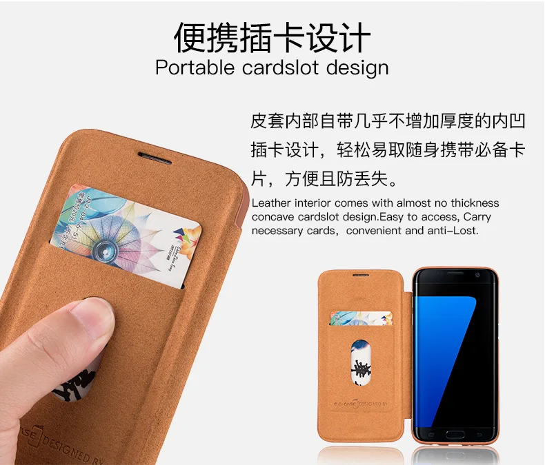 S8 S9 GCASE кошелек из натуральной кожи флип-чехол для телефона Samsung Plus S7 edge S6 Note 8 |