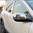ABS Chrome для Honda CR-V CRV 2013 2014 2015 2016 2017 2018 аксессуары для стайлинга автомобиля, рамка для зеркала заднего вида, отделка панели