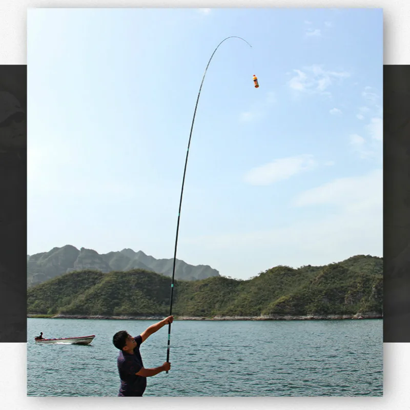 2.7m 3.0m 3.9m 6.3m Fishing Rod Ultra-light 8H 60T Ultra-hard 19 Tonalty Taiwan Fishing Oltas Hand Pesca Black Pit Fishing Canne enlarge