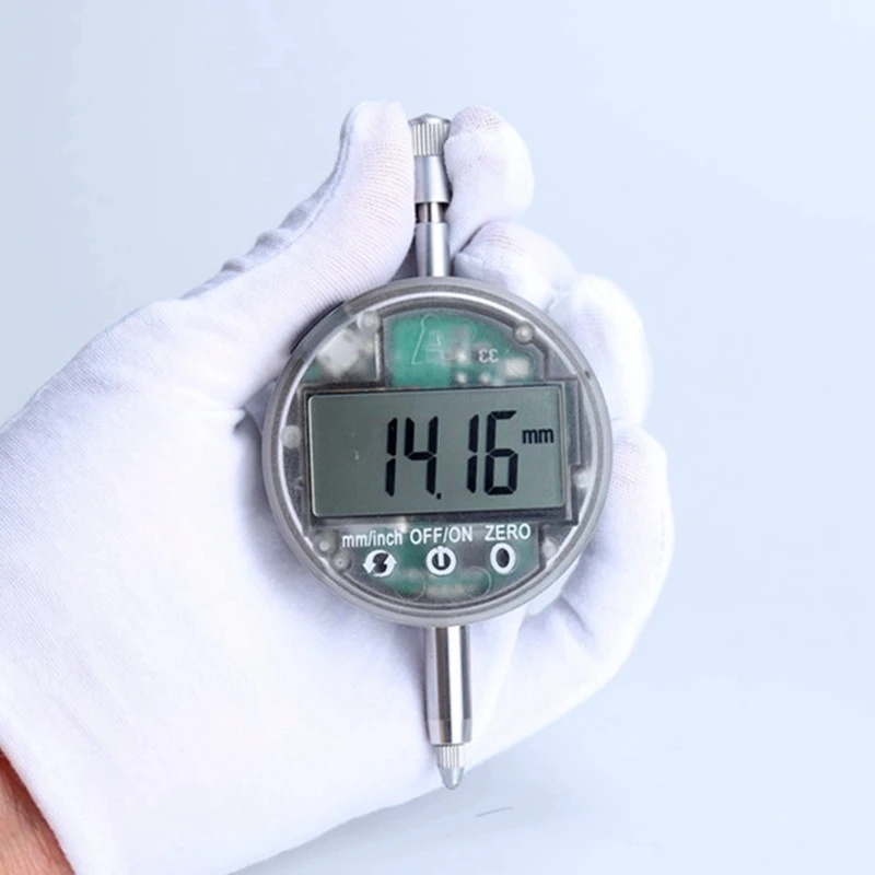 

Цифровой измеритель циферблата, 0,01 мм, IP54, маслостойкий, 12,7 мм/0,5 дюйма, Электронный микрометр с литиевой батареей, карбидный наконечник