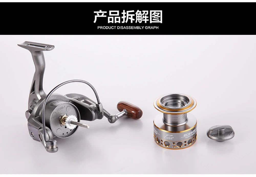 Рыболовная спиннинговая катушка 1000-7000 катушки 13BB шарикоподшипник соленая