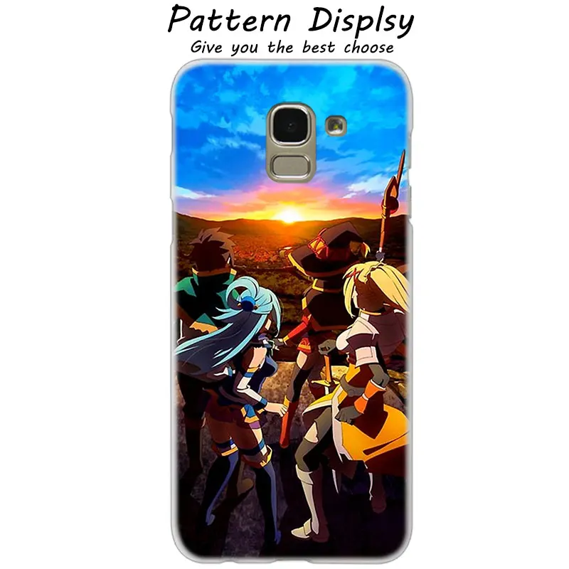011 MLLSE аниме Konosuba Megumin Модный чехол КРЫШКА ДЛЯ samsung Galaxy J2 J4 CORE J3 J5 J7 ЕС J8 J6 J4 Plus J7 Prime - Цвет: 011