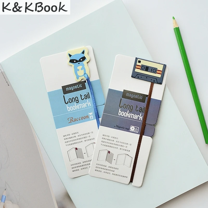 K &amp kbook1 шт милый мультфильм kawaiipapermagneticaccessories Закладки Зажимы школа офиса