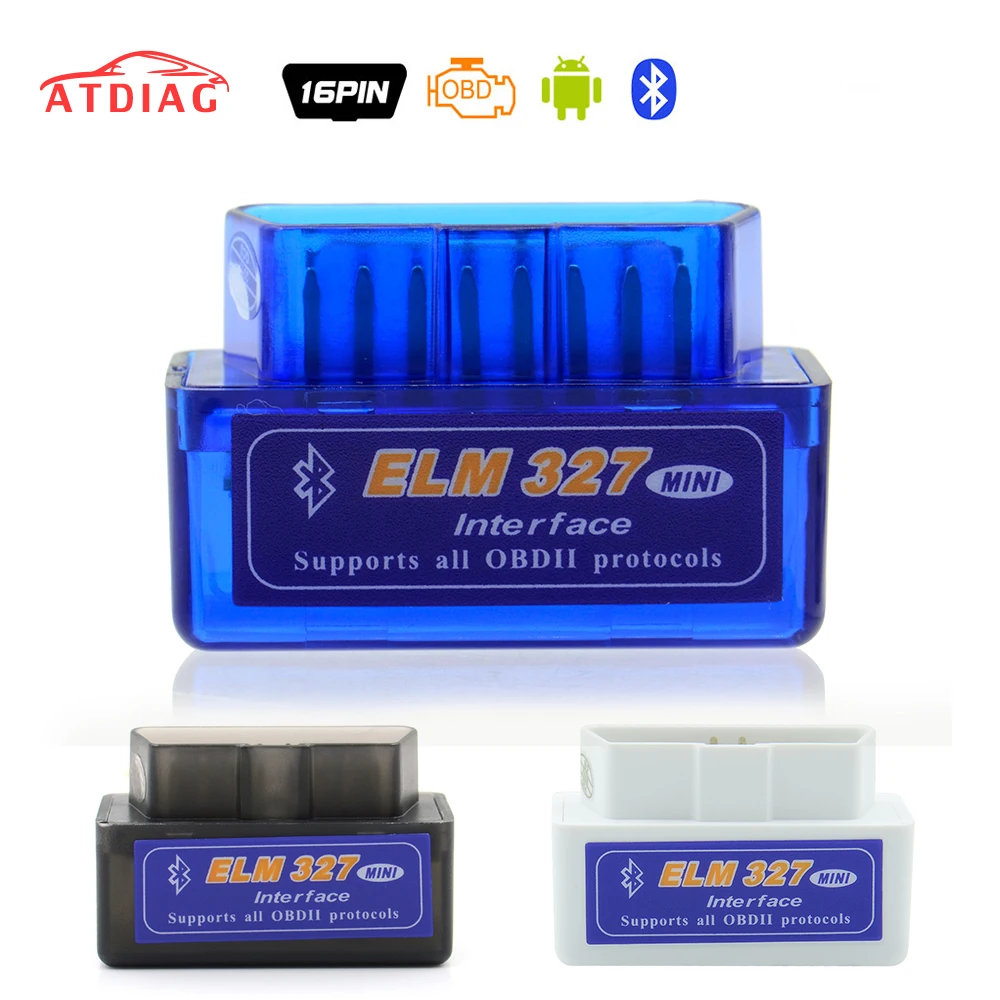 Диагностический мини сканер ELM327 Версия V2.1 Bluetooth OBD2 Elm 327|diagnostic scanner|car diagnostic scannersuper