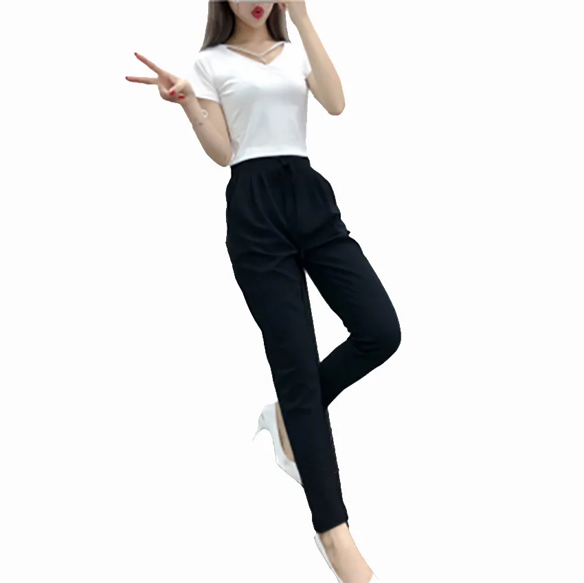 Женские повседневные брюки Flying ROC 2018 облегающие леггинсы с эластичным поясом