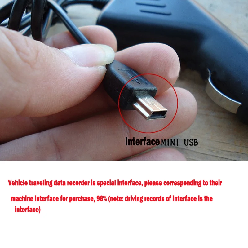 Мини USB адаптер для автомобильного зарядного устройства камеры DVR/GPS/Pad вход DC 5 в 30