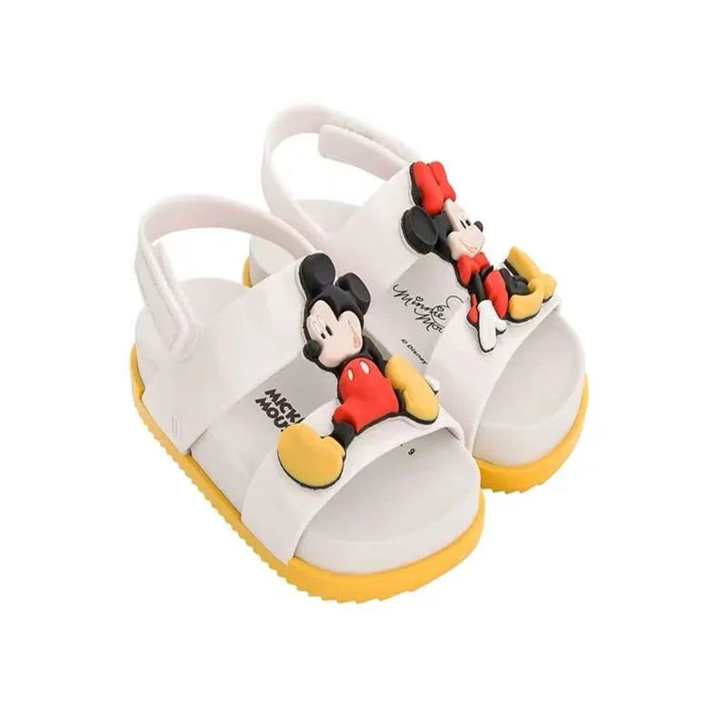 Melissa Ultragirl Mickey/2019 г. Новые летние Пластиковые туфли для девочек и мальчиков