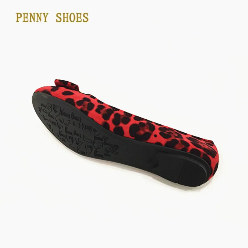 Водонепроницаемые Мокасины с леопардовым принтом Женская обувь на плоской