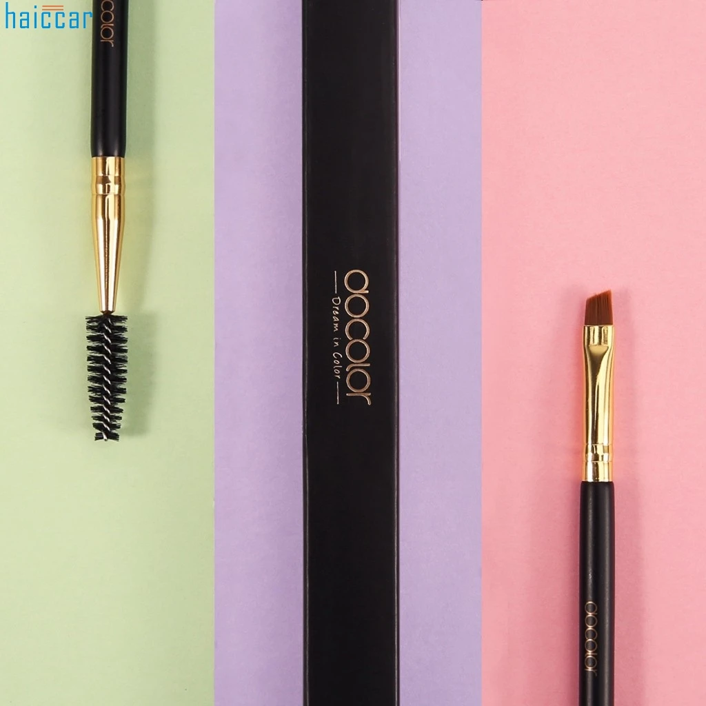 MAANG кисть для бровей 1 шт. двухсторонняя стерео красная ресниц теней век Кисть