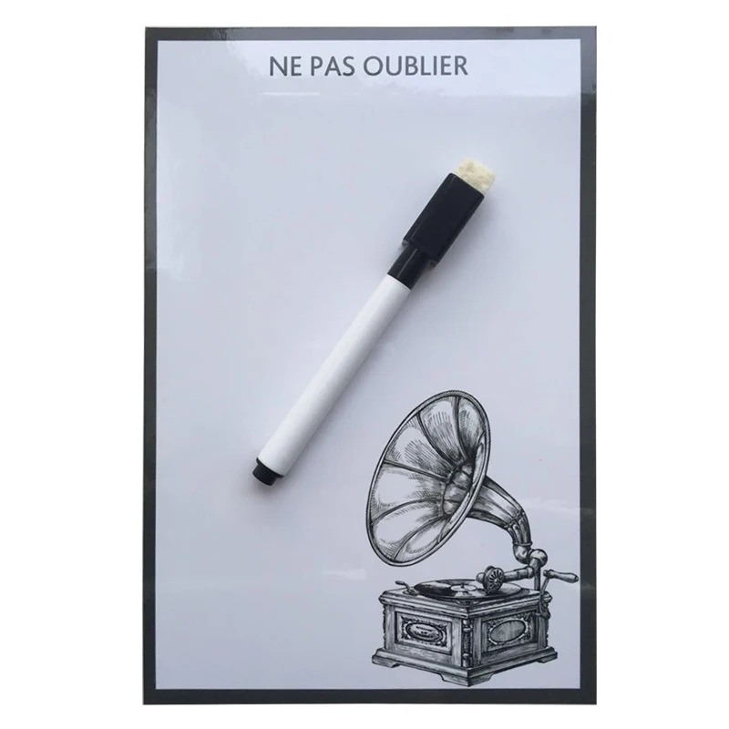 Ретро музыкальная печать компактная сухая стираемая Гибкая магнитная доска на