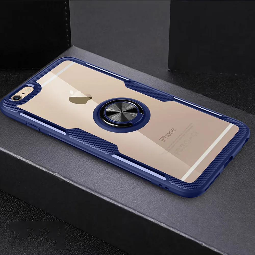 Прозрачный Магнитный чехол для телефона iPhone XR Xs Max X 8 7 6S 6 Plus из закаленного стекла