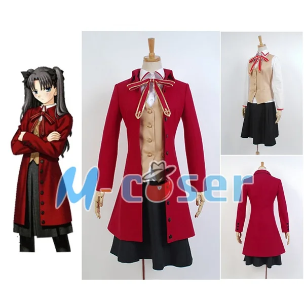 Fate/stay night Rin Униформа Тосака Косплей Костюм Полный комплект | Тематическая одежда