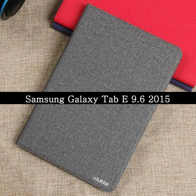 Galaxy Tab E 9.6 Чехол для планшета samsung Galaxy Tab E 9,6 T560 T561 тонкий складной откидной Чехол-подставка из искусственной кожи чехол для samsung Tab E T560 - Цвет: Galaxy Tab E 9.6