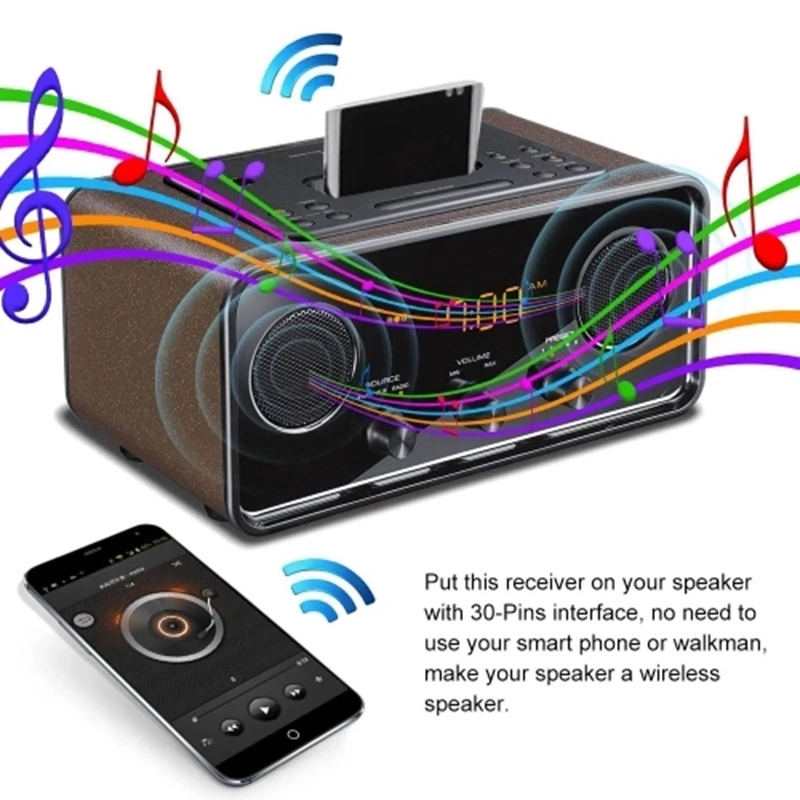 Bt4854 Bluetooth аудио приемник 30 контактов Plug and Play для док-станции Цифровая Музыкальная