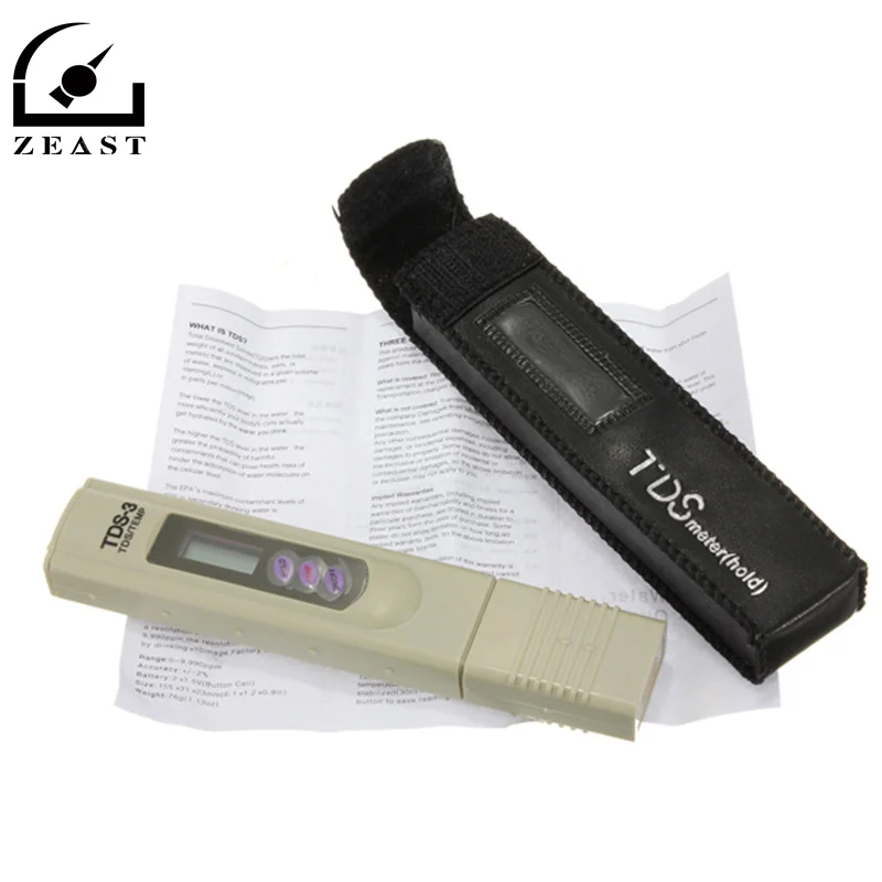Цифровой ЖК тестер TDS3/TEMP/PPM TDS измеритель чистоты воды высокое качество|lcd fix|pen logolcd