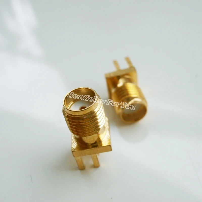 10 шт. гнездовой разъем SMA 0 62 ''гнездо PCB кронштейн для пайки RF Соединительный